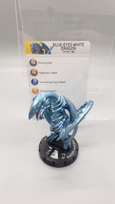 HEROCLIX YU-GI-OH! BLUE EYES WHITE DRAGON SERIES 1 #104  WITH CARD-image