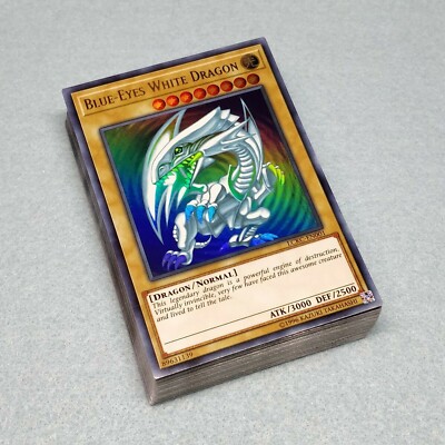 Yugioh Seto Kaiba Deck Blue-Eyes White Dragon Obelisk the Tormen **HOT** + Bonus-image
