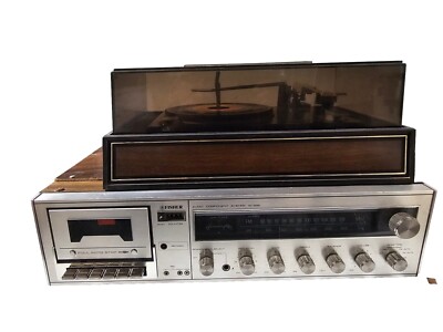 Rare!! Vintage Fisher MC-4022 Audio System w/Turntable. Excellent. All Works.-image