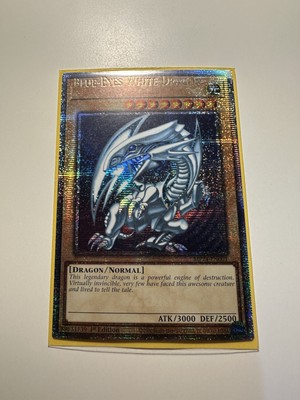 Yugioh Shifted Name Misprint - Blue Eyes White Dragon (NM/VLP)-image
