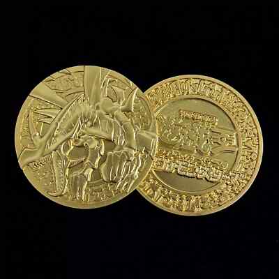 Anime Yu-Gi-Oh!  Edition Metal Embossed Coin Keychain 25th Anniversary Limited-image