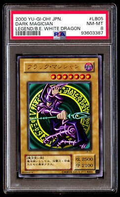 PSA 8 Dark Magician LB-05 Legend of Blue Eyes White Dragon Japanese Graded-image