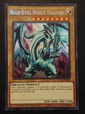 CT14-EN002 BLUE-EYES WHITE DRAGON SECRET RARE LP LIMITED EDITION-image