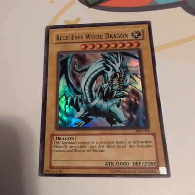 Yu-Gi-Oh Blue-Eyes White Dragon SKE-001 Super Rare Unlimited-image
