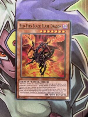 LDK2-ENJ02 Red-Eyes Black Flare Dragon Common Unl Edition NM Yugioh Card-image
