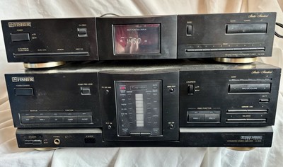 Vintage Fisher Amp CA9335 & Tuner Synthesize FM9335 Combo Powers Up But Untested-image