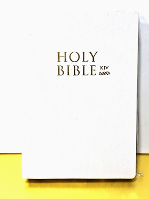 Holy Bible King James Version Old and New Testament WHITE ..New-image