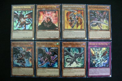 Yugioh Complete Red-Eyes Black Dragon Tournament Deck Slash Drag **HOT** + Bonus-image