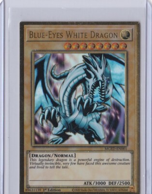Blue-Eyes White Dragon MGED-EN001 Maximum Gold: El Dorado 1st Edition-image