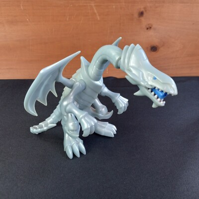 Vintage 1996 Yu-Gi-Oh! Blue Eyes White Dragon Action Figure-image