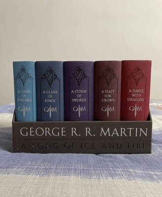 George R. R. Martin's a Game of Thrones Leather-Cloth Boxed Set-image