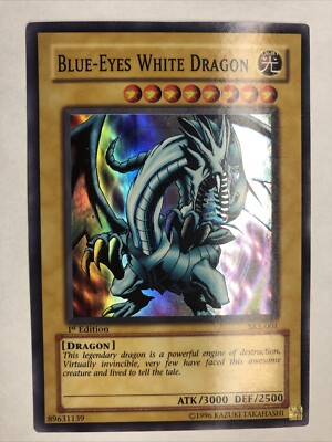 Yu-Gi-Oh! TCG Blue-Eyes White Dragon SKE-001 1st Edition Super Rare-image