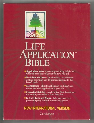 Life Application Bible International Version Zondervan Pub 1995 Leather NEW-image