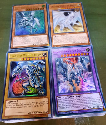 Yugioh Complete Blue-Eyes White Dragon Deck! Jet Alternative Aby **HOT** + Bonus-image