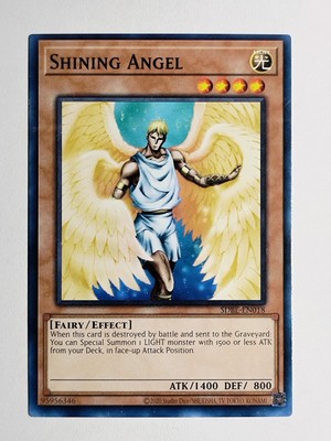2013 Yu-Gi-Oh Structure Deck Saga of Blue-Eyes White Dragon 1st 18 Shining Angel-image