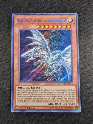 Yugioh - Blue-Eyes Alternative White Dragon MVP1-ENS46 1st Secret Rare NM - A-image