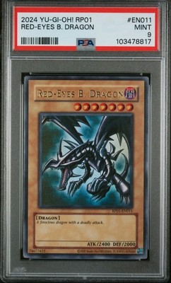 YUGIOH! RP01 RETRO PACK RED-EYES BLACK DRAGON (PSA 9)-image