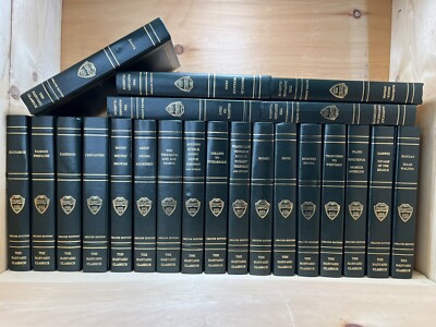 The Harvard Classics Deluxe Registered Edition Set of 22 Bonded Leather-image