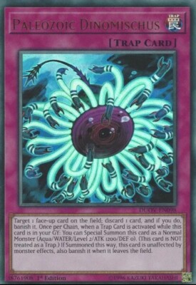 Yugioh Paleozoic Dinomischus DUOV Ultra Rare 1st Edition NM-image