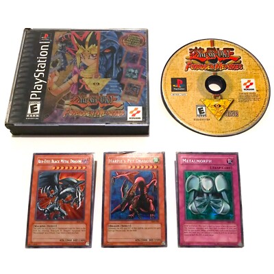 Yu-Gi-Oh Forbidden Memories Premium Edition w/ Rare Promo Cards FMR-001 002 003-image
