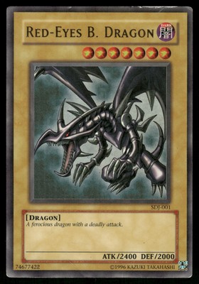 Yugioh! Red-Eyes B. Dragon SDJ-001 Ultra Rare HP-image