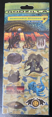 GODZILLA 1998 Vintage Stickers Nip Toho Co. USA GGI-image