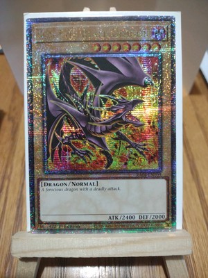 Red-Eyes Black Dragon RA04-EN109 (8th Art) Quarter Century Secret Rare NM Yugioh-image