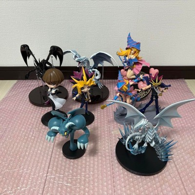 YuGiOh Figure Lot 9 pcs Banpresto Blue-Eyes White Dragon Dark Magician Girl-image