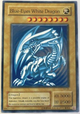 Yu-Gi-Oh Blue-Eyes White Dragon KA-05 Common English Normal Yugioh-image