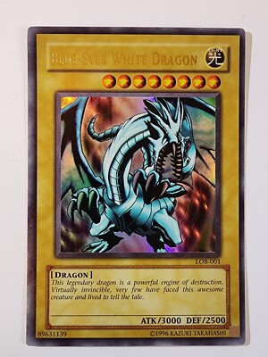 Blue-Eyes White Dragon LOB-001 The Legend of Blue Eyes White Dragon Unlimited -image