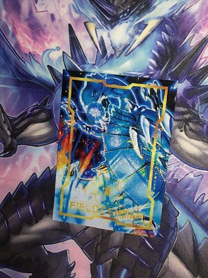 Blue-Eyes White Dragon Alt Art Full Art Holo & Magnetic Yugioh Field Center-image
