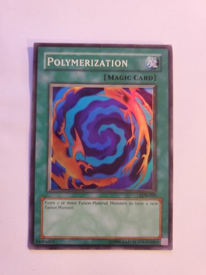 Yu-Gi-Oh! TCG Polymerization Legend of Blue Eyes White Dragon LOB-059 Unlimited-image