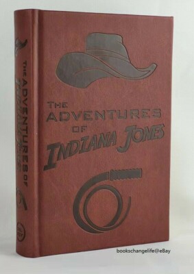 THE ADVENTURES OF INDIANA JONES 3 Novels Deluxe Collectible Leather Bound NEW-image