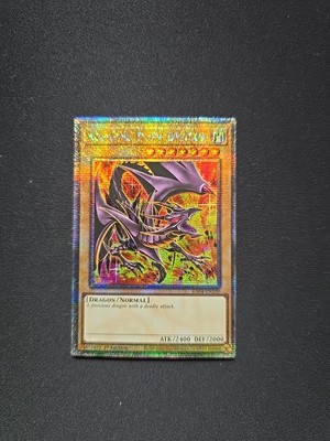 Red-Eyes Black Dragon (8th Art) - RA04-EN109 - Quarter Century Secret Rare QCR-image