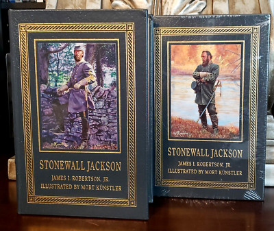 Stonewall Jackson (Easton Press SIGNED 2-Volume Set, Genuine Leather, Like New)-image