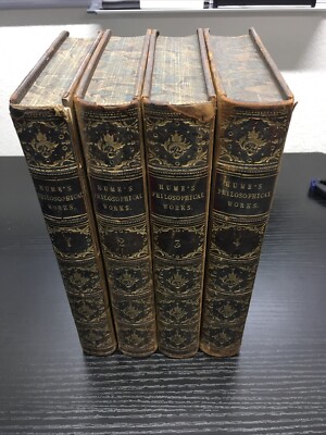 The Philosophical Works Of David Hume; 4 Volume Set 1826 Edinburgh-image