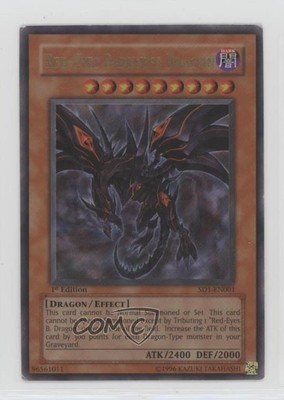 Red-Eyes Darkness Dragon 1st Ed. YuGiOh 's Roar Structure Deck #SD1-EN001 05ti-image