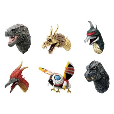 - Godzilla x Kong: The New Empire - Godzilla Monster Head Magnet (Complete Se...-image