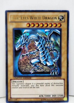 Yugioh Blue-Eyes White Dragon Limited Edition LC01-EN004 LP-image