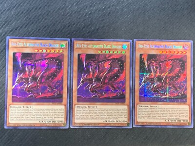 Red-Eyes Alternative Black Dragon TN19-EN005 Prismatic Secret Rare Limited 3x-image