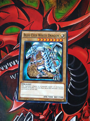 Blue-Eyes White Dragon - LDK2-ENK01 - Common - Unlimited Edition Yugioh NM-image
