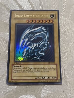 YuGioh Blue-Eyes White Dragon SDK (1st Edition) DIK-P001 Ultra Rare Card NM/M-image