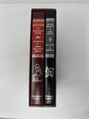 Black Beauty and Heidi Two Volumes By Johanna Spyri-image
