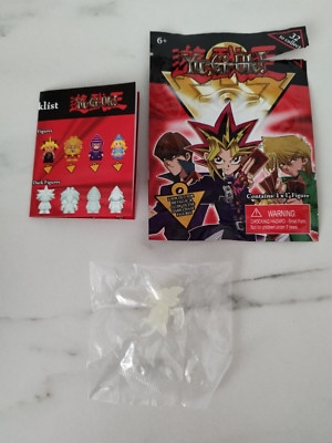 YU-GI-OH KHADOU Mini Rubber Figure Glow In The Dark Red Eyes Black Dragon-image