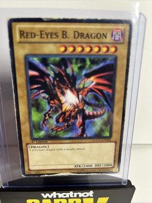 Red-Eyes B. Dragon Common 1st Edition SDDC-EN005 Poor Condition-image