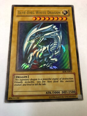 Yu-gi-oh! Blue Eyes, white dragon, SDK-E001, Lord of D, +5 HOLO cards-image