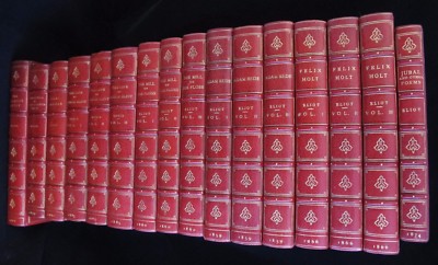 GEORGE ELIOT First Edition Printing SET Collection Mill on the Floss Felix Holt+-image