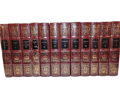 Easton Press KINGS & QUEENS OF ENGLAND 12 Vols SEALED Henry Charles William NEW-image