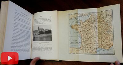 Ile de France Cathedrals & Cloisters 1910 Rose fine 2 vol. pictorial leather set-image