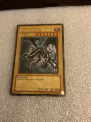 Red-Eyes B. Dragon SDJ-001 1996 Konami Yugioh MN-image